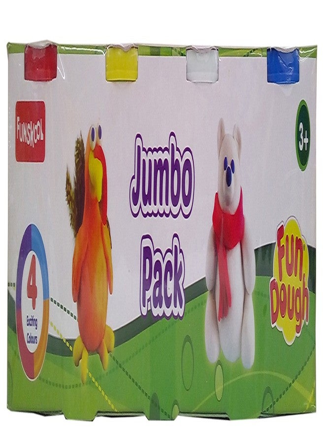 Funskool Fun Dough Jumbo Pack - Multicolour Carton - Kids - Image 1